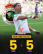 每体：5轮5球闪耀西甲！21岁桑坦德前锋萨比里梦想加盟巴萨