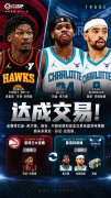 Shams：老鹰将希尔德&内姆哈德&现金送至黄蜂 换来芬尼-史
