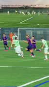 <b>未来可期！14岁李昊炎为巴萨U15踢热身赛 内切连</b>