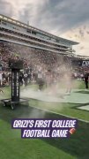 人气很高！格列兹曼观看大学橄榄球比赛，与吉